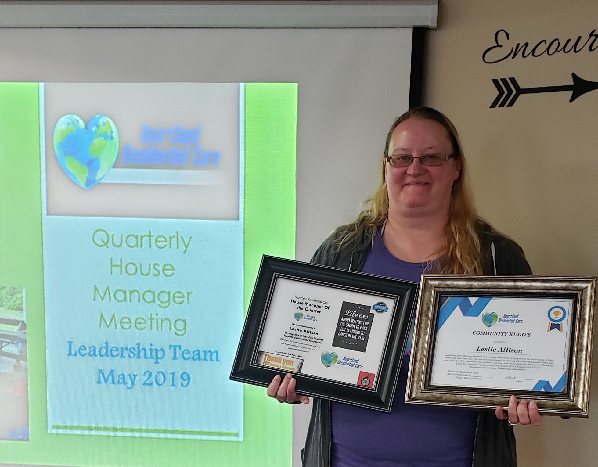 May 2019 House Manager of the Quarter!